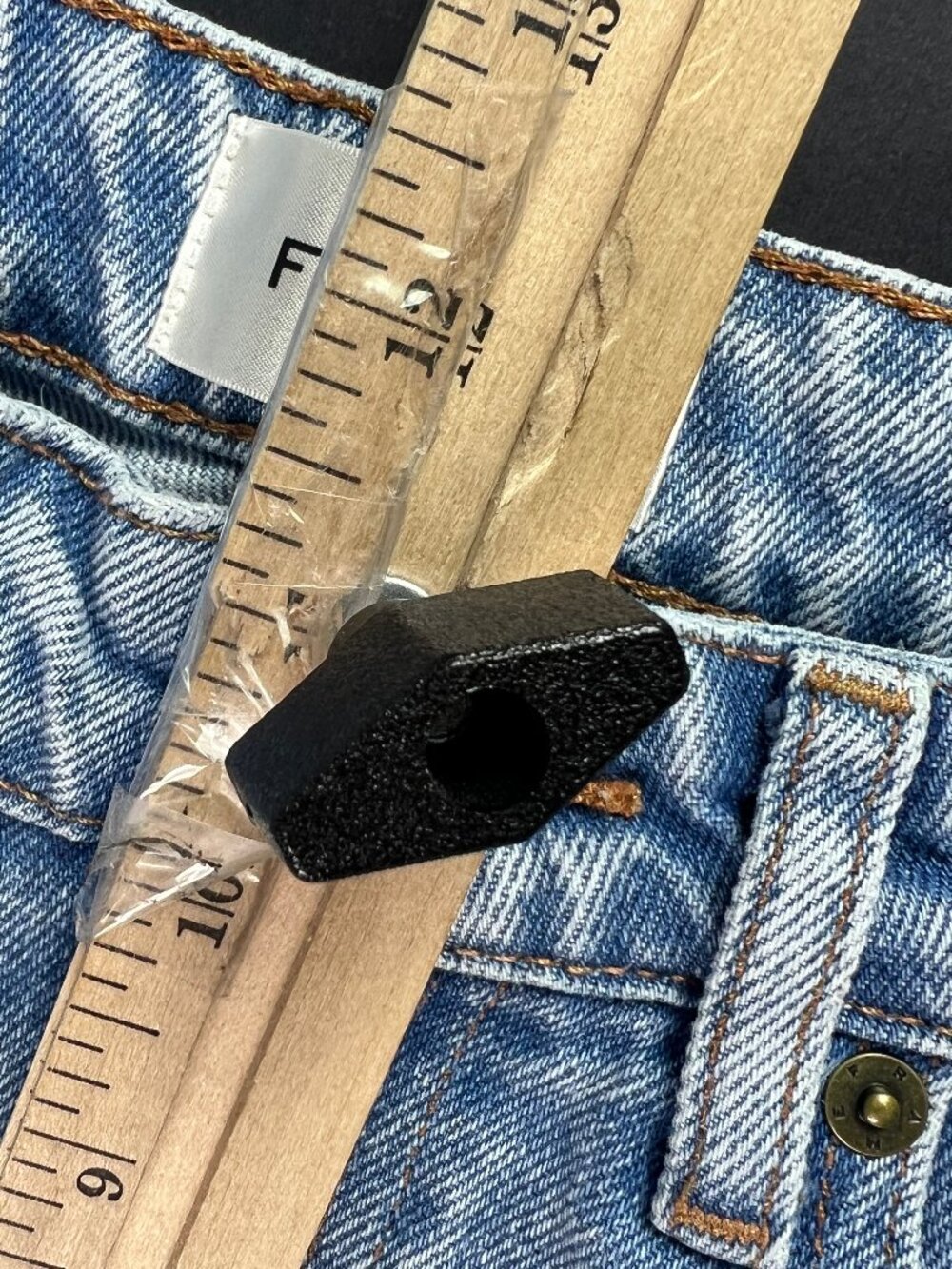 Frame Jeans Women's 27x29* Long Barrel High Rise Light Blue Cotton Denim Tag 25 - Picture 15 of 16